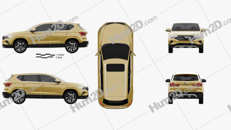 Jetta VS5 2019 car clipart