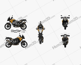KTM 1290 Super Adventure S 2017 Motorcycle clipart