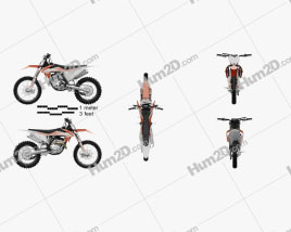 KTM 250 SX-F 2020 Motorcycle clipart