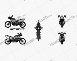 KTM 790 Adventure 2019 Motorcycle clipart