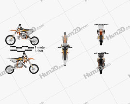 KTM 50 SX 2020 Motorcycle clipart