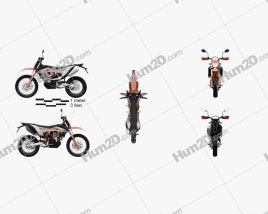 KTM 690 Enduro R 2012 Motorcycle clipart