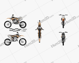 KTM SX85 2013 Motorcycle clipart