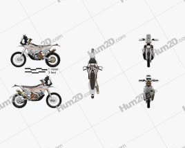 KTM 450 Rally 2021 Motorcycle clipart