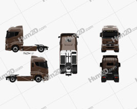 KamAZ 5490 S5 Tractor Truck 2014 clipart