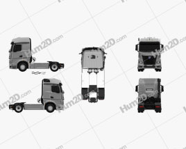 KamAZ 54901 Tractor Truck 2018 clipart
