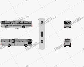 Karosa Recreo C 955 Bus 1997 clipart