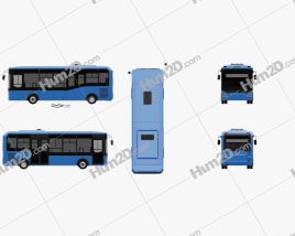 Karsan Atak Bus 2014 clipart