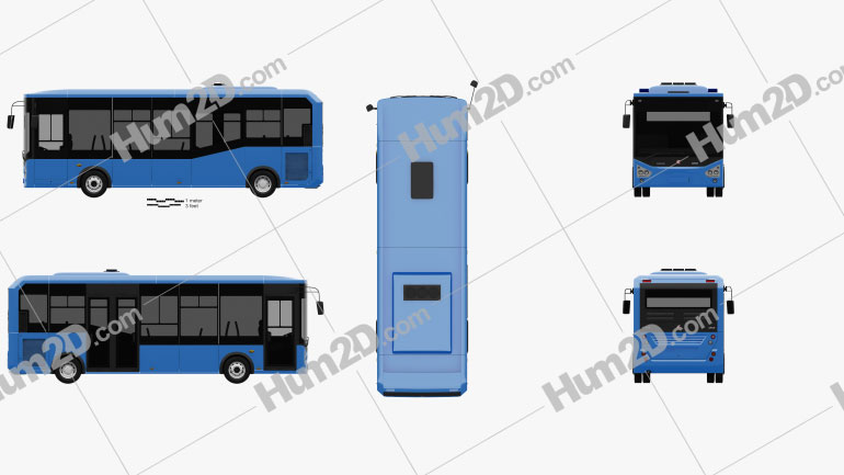 Karsan Atak Bus 2014 Blueprint