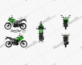 Kawasaki Versys-X 300 2017 Moto clipart