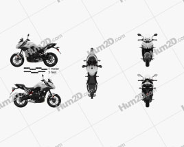 Kawasaki Versys 650 2018 Motorcycle clipart