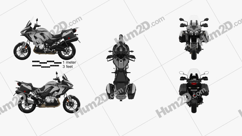 Kawasaki Versys 1000 SE LTplus 2019 Motorrad clipart