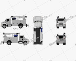 Kenworth T300 Heavy Service Truck 2006 clipart