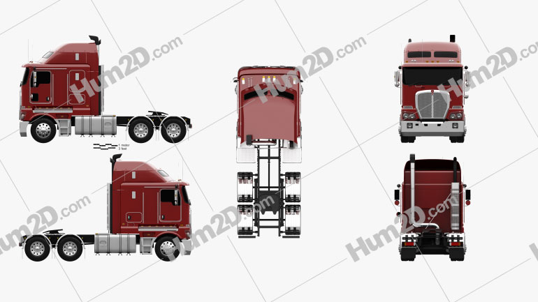 Kenworth K200 Tractor Truck 2010 PNG Clipart