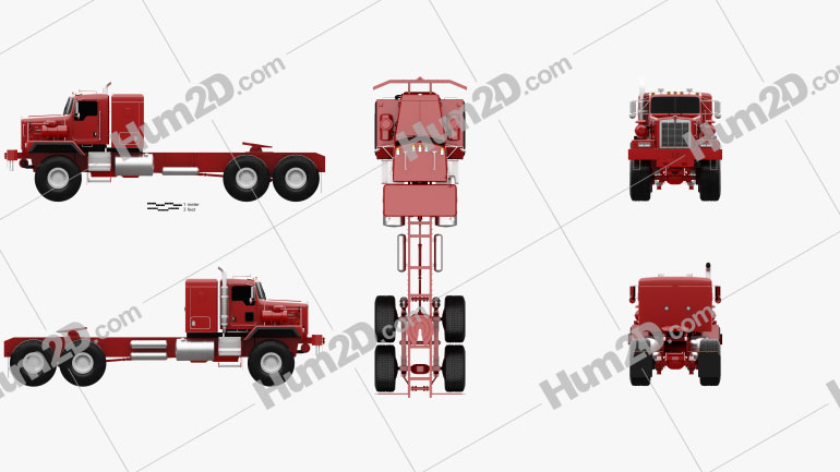 Kenworth C500 Tractor Truck 2001 PNG Clipart