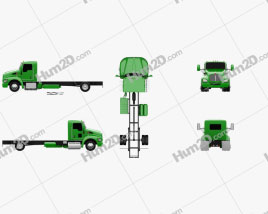 Kenworth T270 Camiões Chassi 2009 clipart