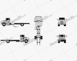 Kenworth T370 Chassis Truck 2009 clipart