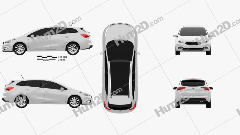 Kia Ceed SW 2013 PNG Clipart