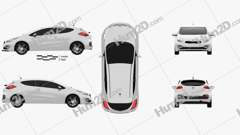 Kia Pro Ceed 2014 PNG Clipart