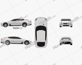 Kia GT 2011 car clipart