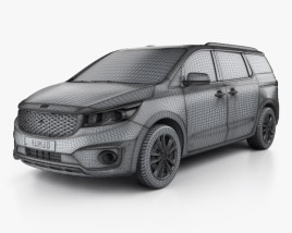 Kia Sedona SXL 2017 car clipart