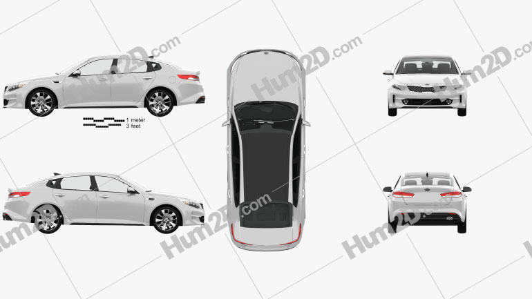 Kia K5 MX with HQ interior 2016 car clipart