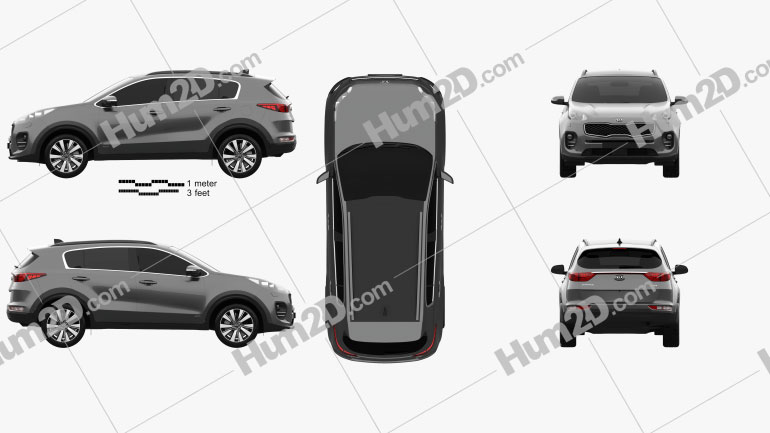 Kia Sportage 2016 Blueprint