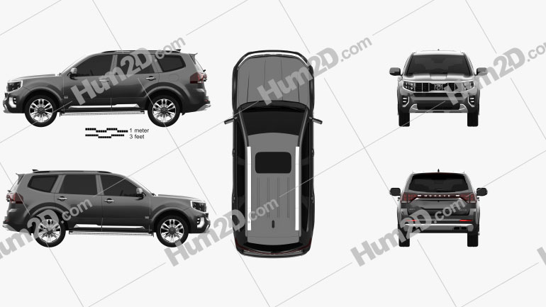 Kia Mohave 2021 PNG Clipart