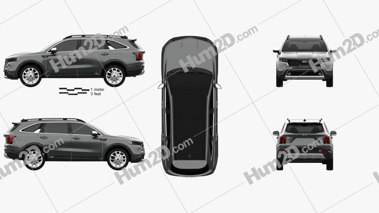 Kia Sorento X-Line 2020 Blueprint
