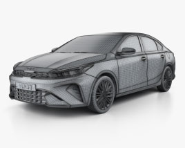 Kia Forte GT 2024 car clipart
