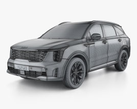 Kia Sorento HEV 2024 car clipart