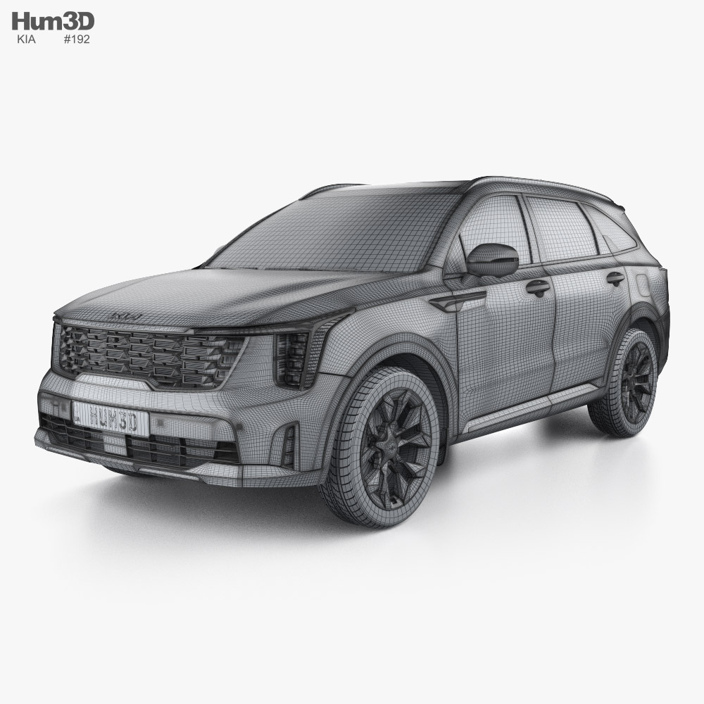 Kia Sorento HEV 2024 car clipart