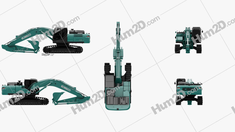 Kobelco SK300LC 2020 Tractor clipart