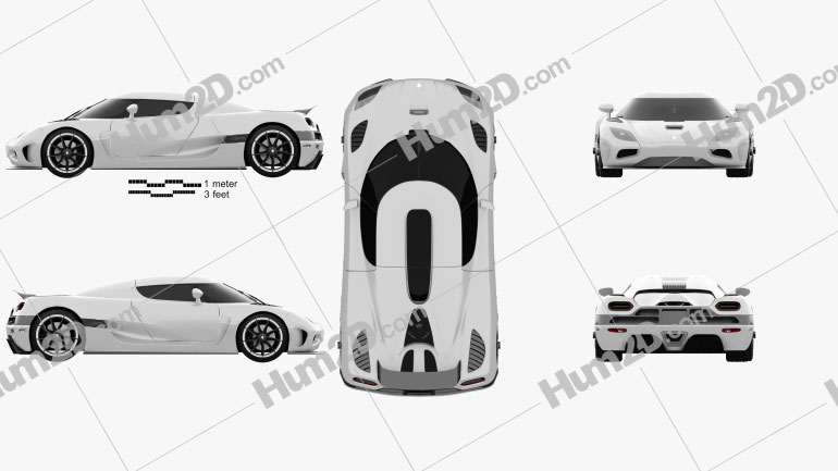 Koenigsegg Agera 2011 car clipart