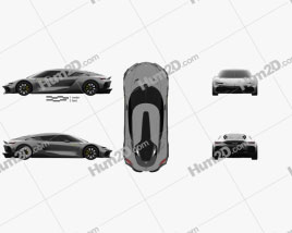 Koenigsegg Gemera 2021 car clipart