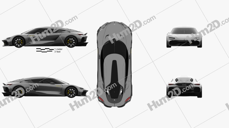 Koenigsegg Gemera 2021 car clipart