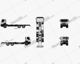 KrAZ H23.2R Chassis Truck 2011 clipart
