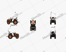 Kubota B1181 Traktor 2020 Traktor clipart
