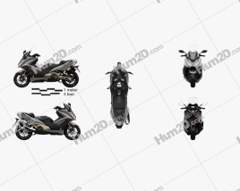 Kymco AK550 2021 Motorcycle clipart