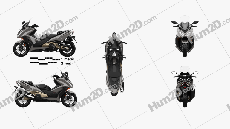 Kymco AK550 2021 Motorcycle clipart