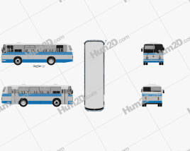 LAZ 695N Bus 1976 clipart