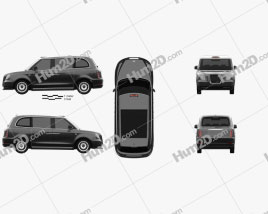 LEVC TX Taxi 2017 car clipart