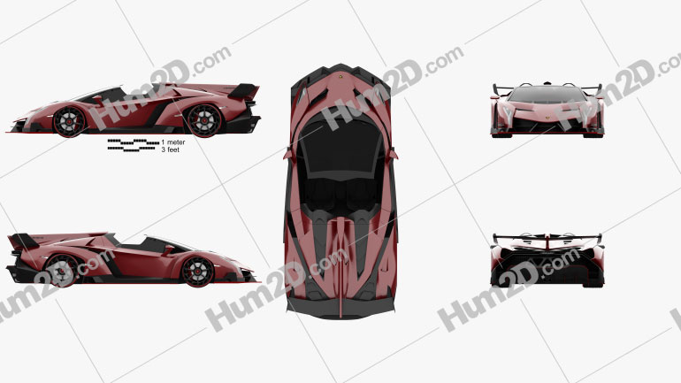 Lamborghini Veneno Roadster 2014 Clipart And Blueprint Download Vehicles Clip Art Images In Png Psd