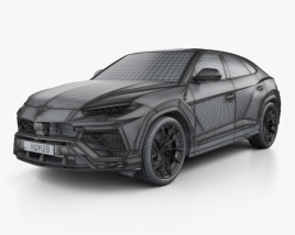 Lamborghini Urus 2020 car clipart