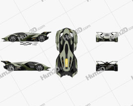 Lamborghini V12 Vision Gran Turismo 2020 car clipart