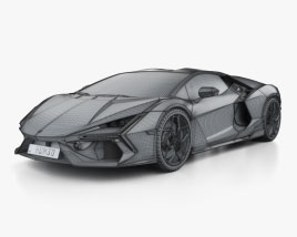 Lamborghini Revuelto 2024 car clipart