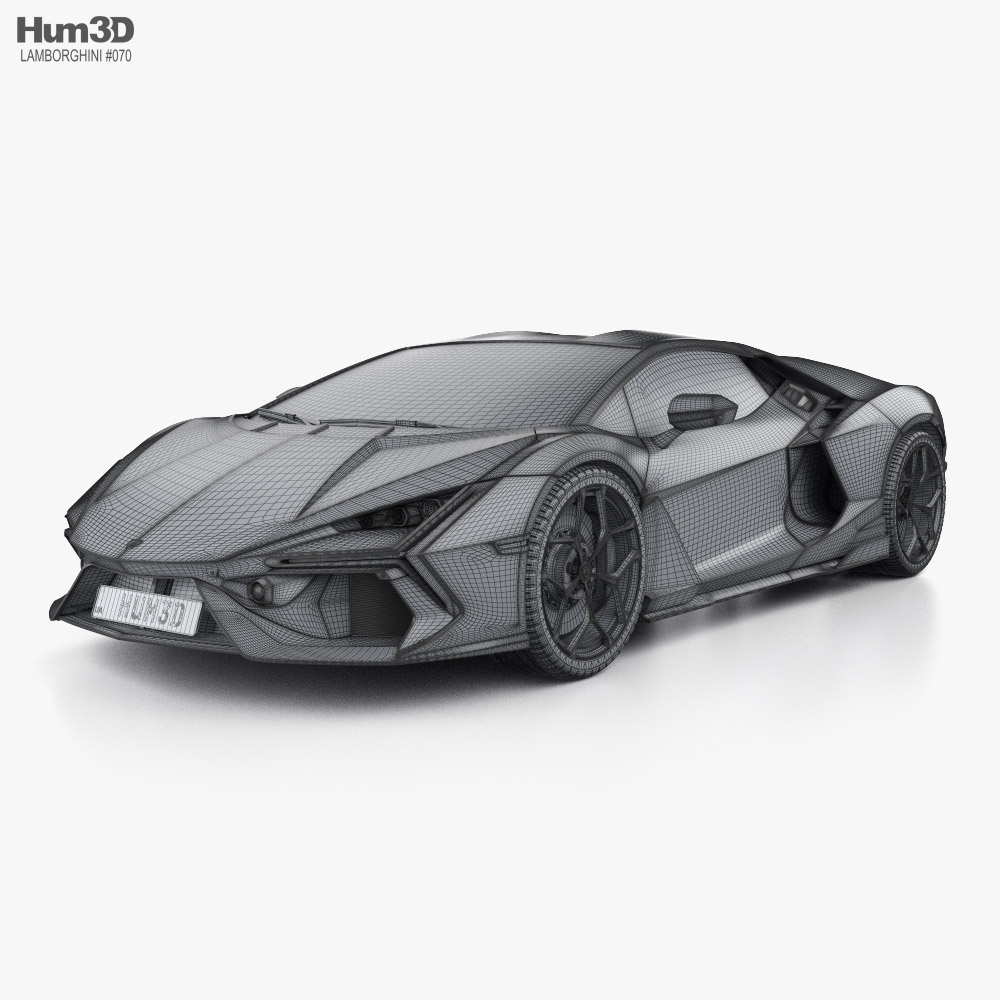 Lamborghini Revuelto 2024 car clipart