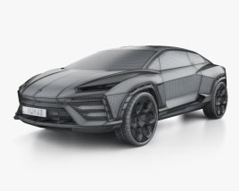 Lamborghini Lanzador 2024 car clipart
