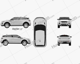 Range Rover Evoque 2011 car clipart