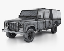 Land Rover Defender 130 High Capacity Double Cab PickUp 2014 car clipart